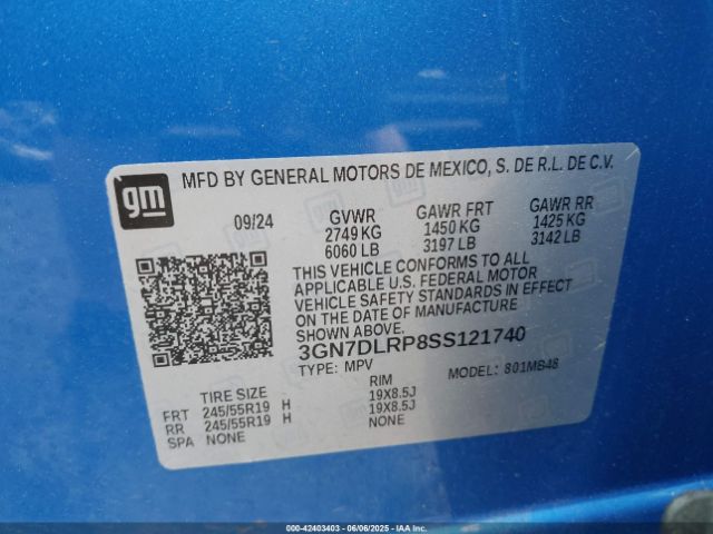 3GN7DLRP8SS121740 Chevrolet x0b+ec3