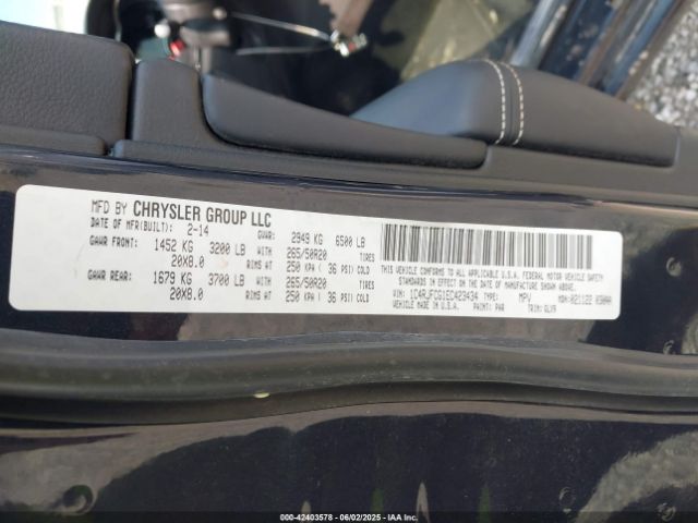 2014 JEEP GRAND CHEROKEE 1C4RJFCG1EC423434 Photo 8