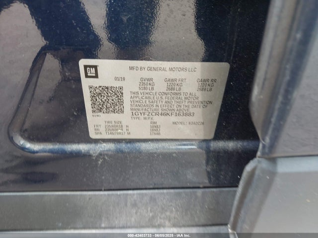 2019 CADILLAC XT4 1GYFZCR46KF163883 Photo 8