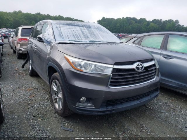 2016 TOYOTA HIGHLANDER 5TDYKRFH4GS153874