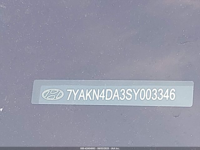 7YAKN4DA3SY003346 Hyundai Ioniq 5