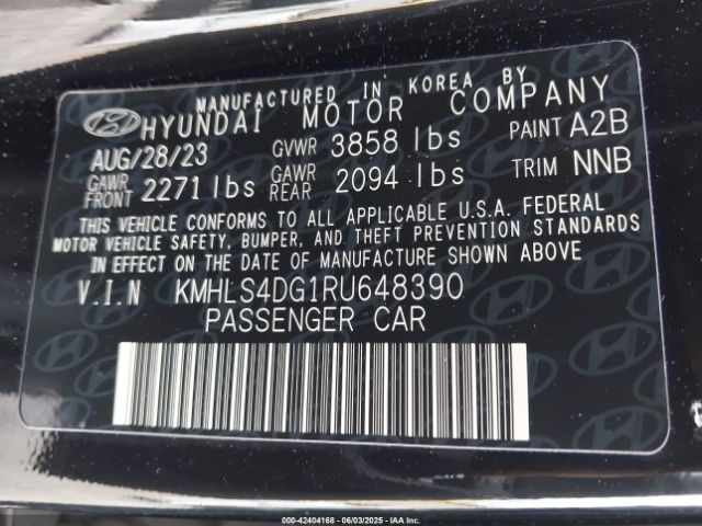 2024 HYUNDAI ELANTRA KMHLS4DG1RU648390 Photo 8