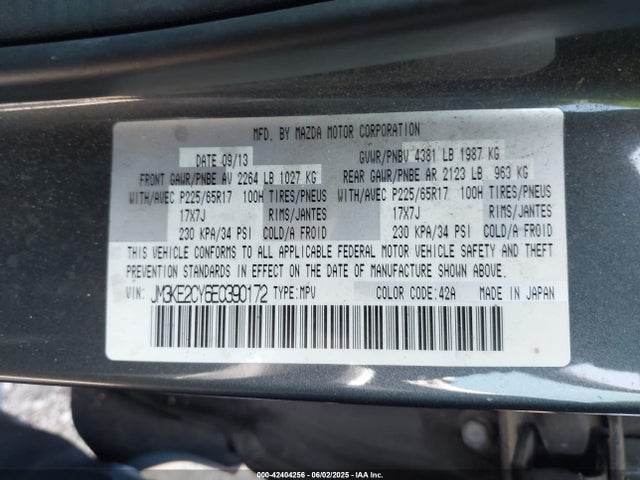 JM3KE2CY6E0390172 Mazda py