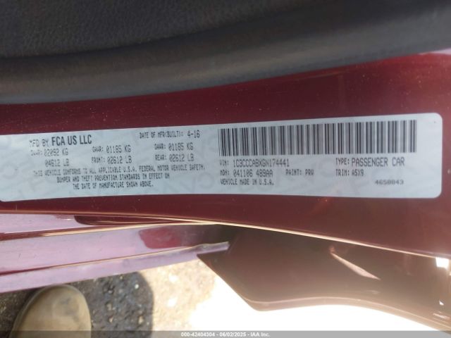 2016 CHRYSLER 200 1C3CCCABXGN174441 Photo 8