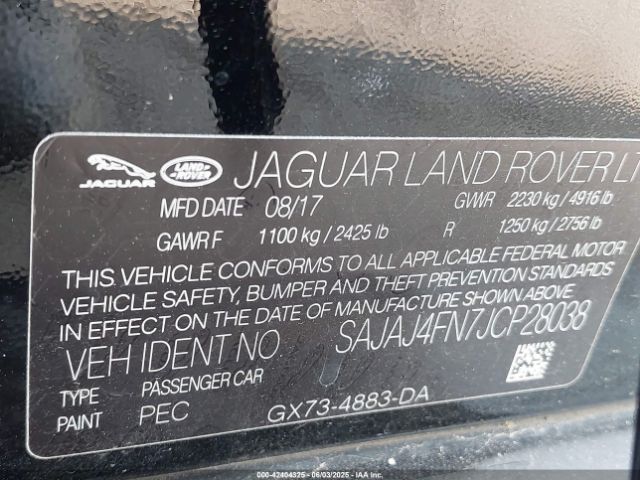 2018 JAGUAR XE SAJAJ4FN7JCP28038 Photo 8