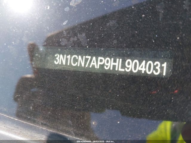 3N1CN7AP9HL904031 Nissan Versa 1.6 S