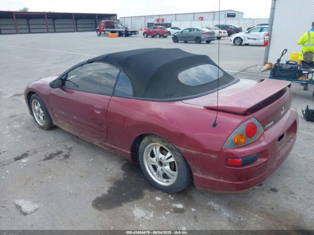 2003 MITSUBISHI ECLIPSE SPYDER 4A3AE45G23E131048 Photo 2