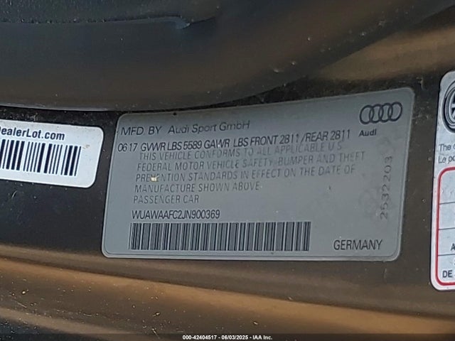 2018 AUDI RS 7 WUAWAAFC2JN900369 Photo 8