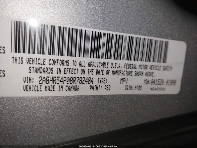 2008 CHRYSLER TOWN & COUNTRY 2A8HR54P08R782484 Photo 8