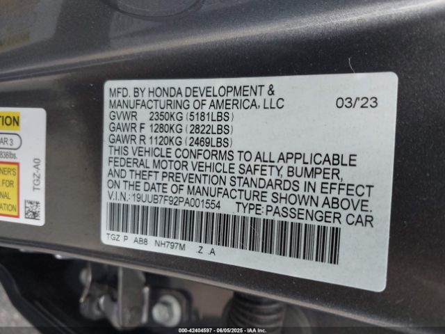 2023 ACURA TLX 19UUB7F92PA001554 Photo 8