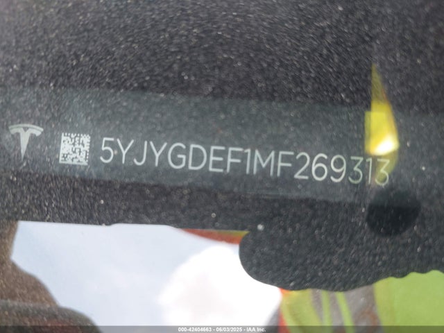5YJYGDEF1MF269313 Tesla 2021