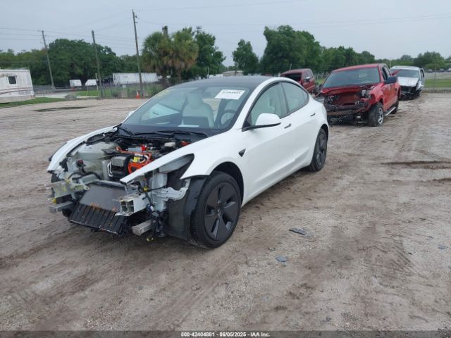 2022 TESLA MODEL 3 5YJ3E1EA6NF344222 Photo 1