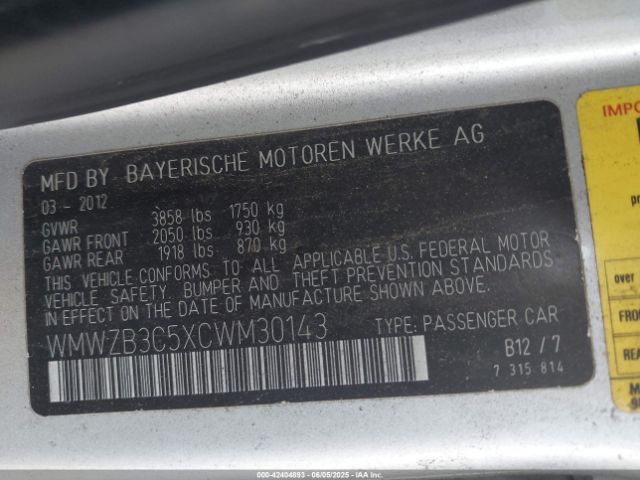 2012 MINI COOPER COUNTRYMAN WMWZB3C5XCWM30143 Photo 8