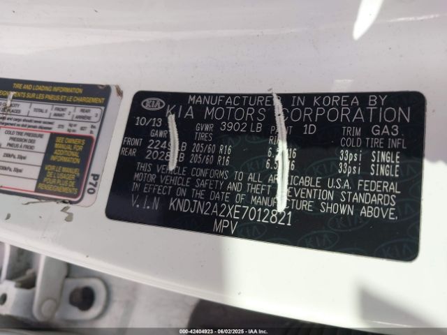 KNDJN2A2XE7012821 KIA Soul
