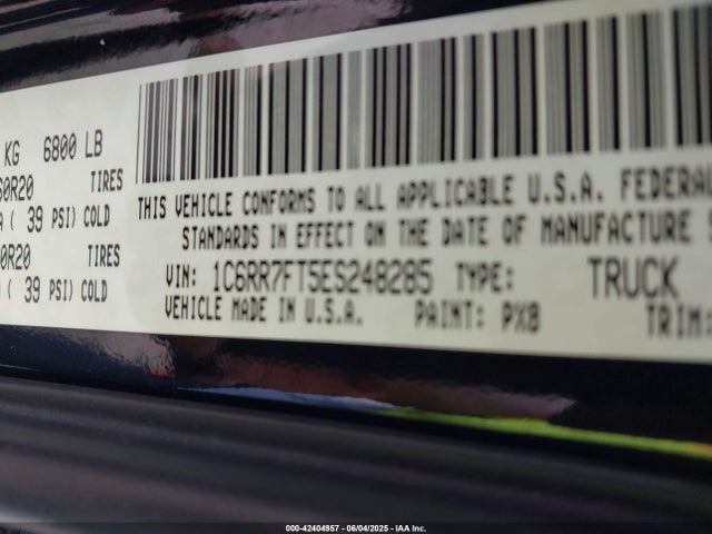 RAM 2014 2014 1C6RR7FT5ES248285 Image 9