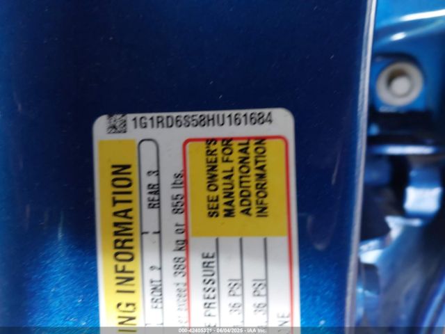 2017 CHEVROLET VOLT 1G1RD6S58HU161684 Photo 8