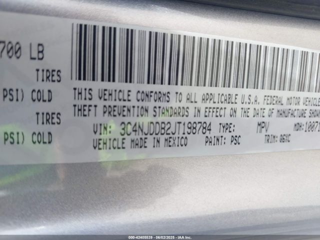 2018 JEEP COMPASS 3C4NJDDB2JT198784 Photo 8