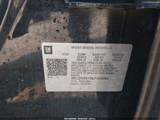 2020 CHEVROLET MALIBU 1G1ZB5ST9LF010381 Photo 8