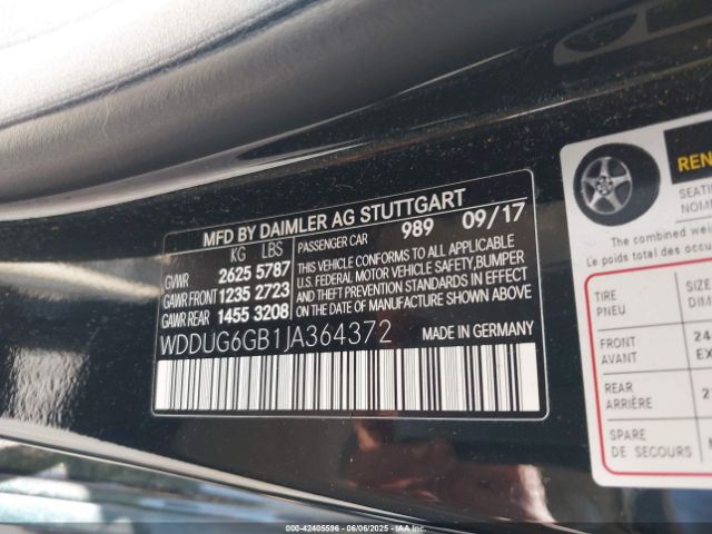 2018 MERCEDES-BENZ S 450 WDDUG6GB1JA364372 Photo 8