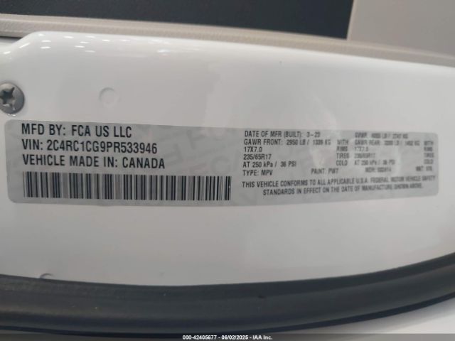 2023 CHRYSLER VOYAGER 2C4RC1CG9PR533946 Photo 8