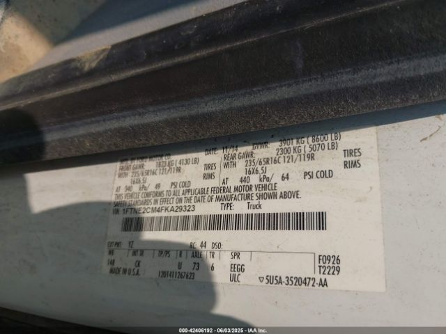 1FTNE2CM4FKA29323 Ford Transit-150