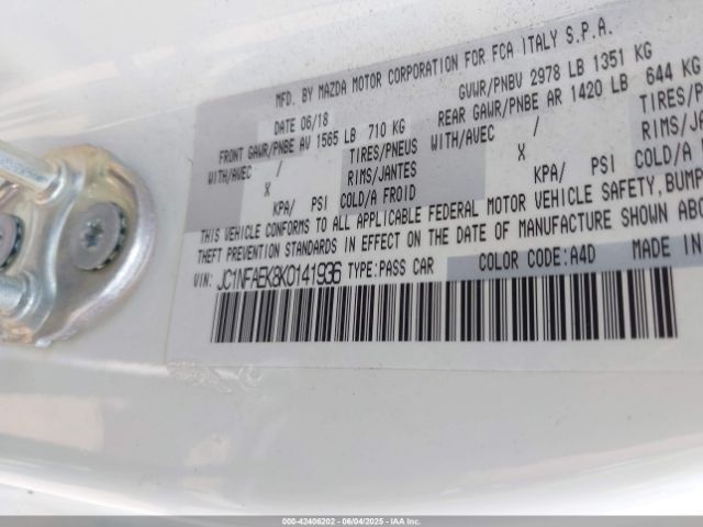 2019 FIAT 124 SPIDER JC1NFAEK8K0141936 Photo 8