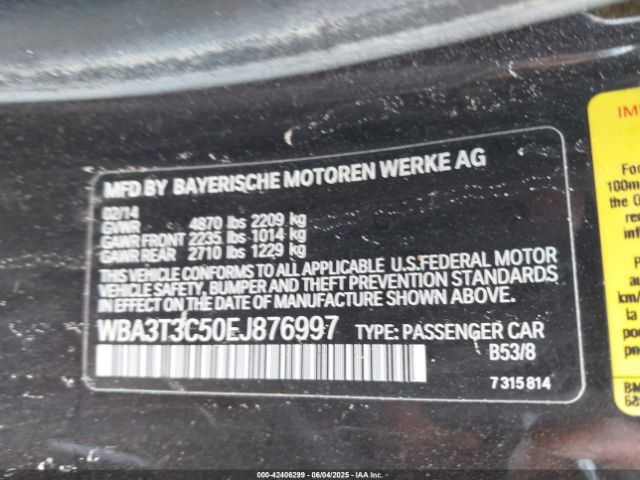 2014 BMW 435I WBA3T3C50EJ876997 Photo 8