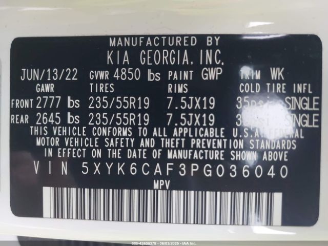 2023 KIA SPORTAGE 5XYK6CAF3PG036040 Photo 8