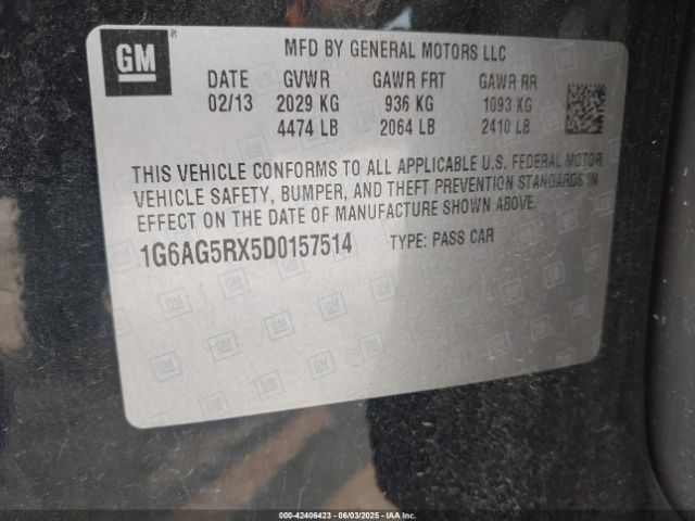2013 CADILLAC ATS 1G6AG5RX5D0157514 Photo 8