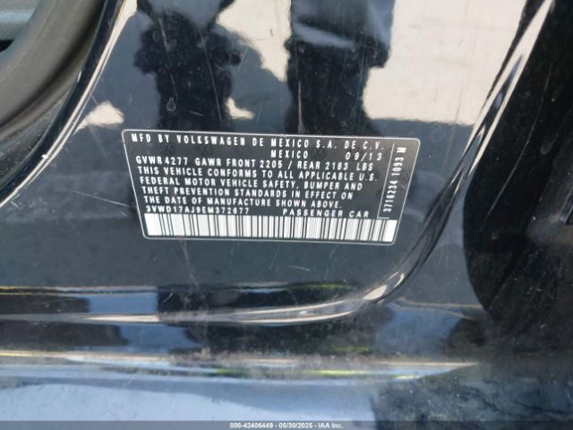 3VWD17AJ9EM372677 Volkswagen Jetta 1.8t Se