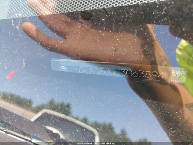 JTDKARFU0J3063894 Toyota 2zr-fxe,1nm
