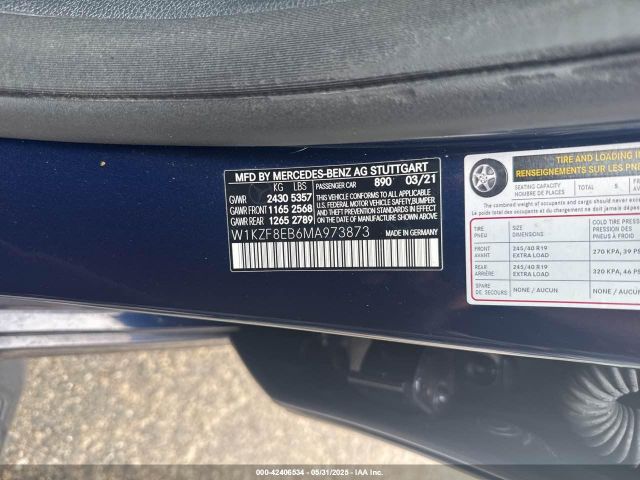 W1KZF8EB6MA973873 Mercedes-Benz E 350 4matic