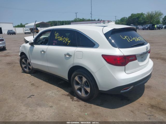 2015 ACURA MDX 5FRYD4H28FB016816 Photo 2