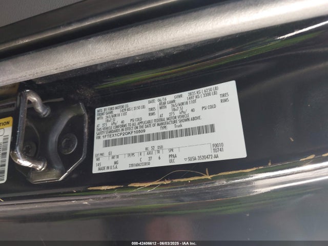 Ford 2016 2016 1FTEX1CP2GKF10509 Image 9