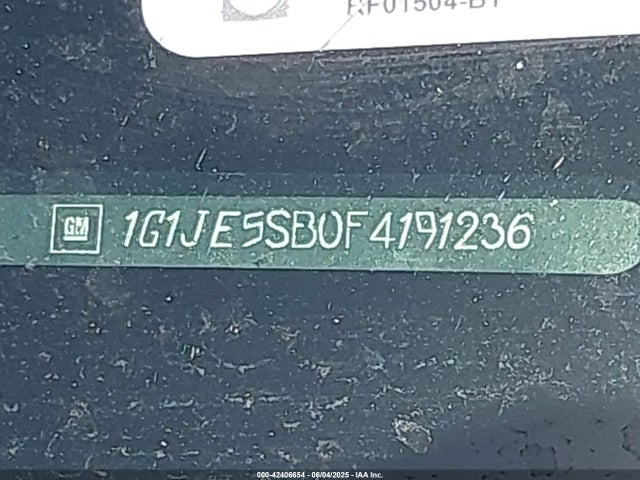1G1JE5SB0F4191236 Chevrolet Sonic Ltz Auto