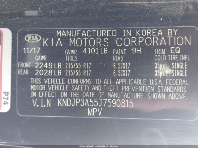 KNDJP3A55J7590815 KIA g