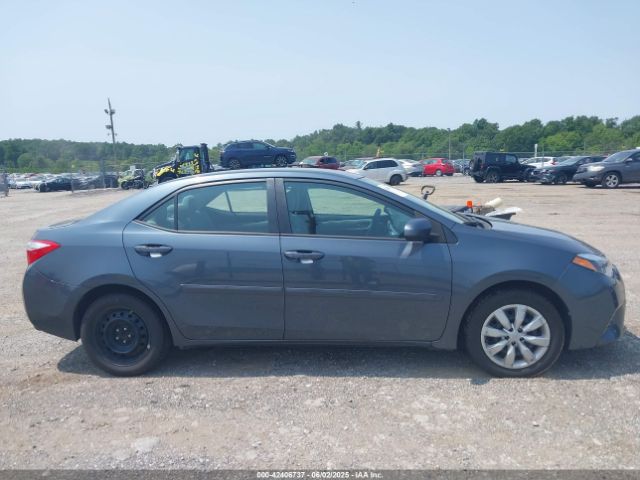 2T1BURHE8FC346121 Toyota COROLLA LE