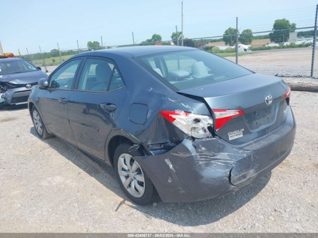 2T1BURHE8FC346121 Toyota COROLLA LE