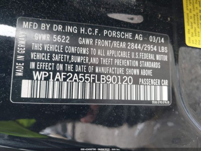 2015 PORSCHE MACAN WP1AF2A55FLB90120 Photo 8