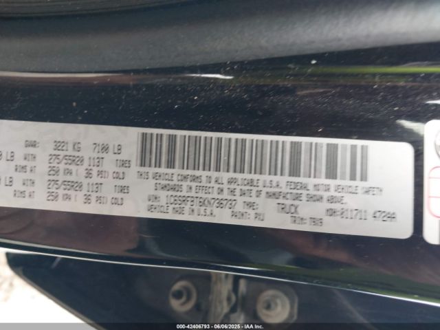 2019 RAM 1500 1C6SRFBT6KN736737 Photo 8