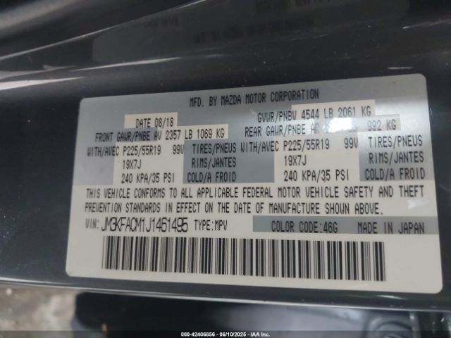 JM3KFACM1J1461495 Mazda Cx-5 Touring