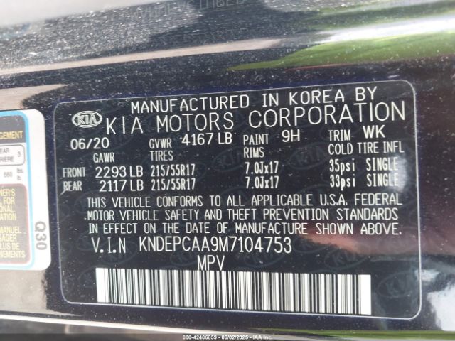 KNDEPCAA9M7104753 KIA Seltos Lx