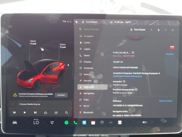2023 TESLA MODEL 3 5YJ3E1EC4PF705466 Photo 6