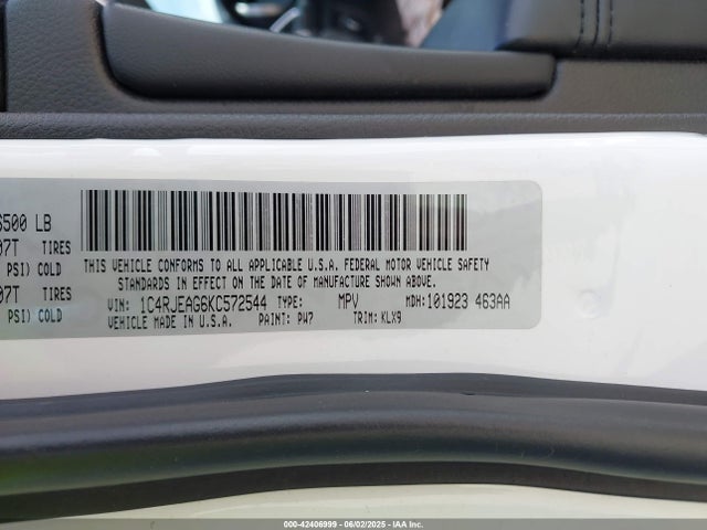 1C4RJEAG6KC572544 Jeep 2019