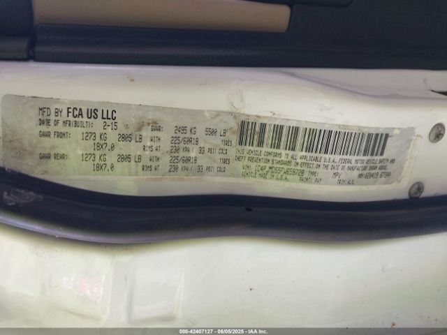 1C4PJMDS5FW659728 Jeep Cherokee Limited
