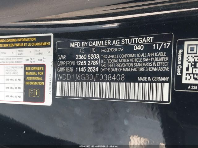 2018 MERCEDES-BENZ E 400 WDD1J6GB0JF038408 Photo 8