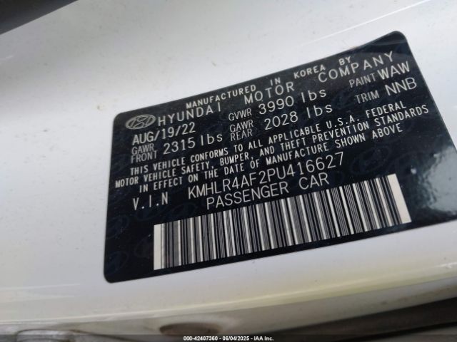 KMHLR4AF2PU416627 Hyundai t-gdi gamma ii