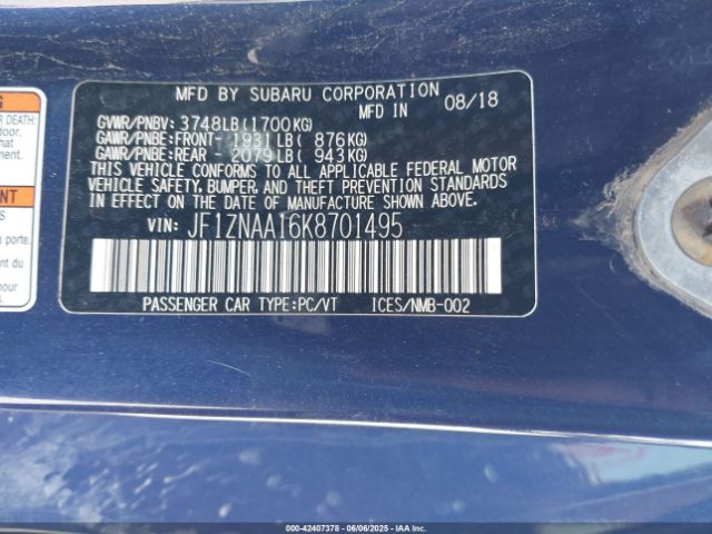 2019 TOYOTA 86 JF1ZNAA16K8701495 Photo 8
