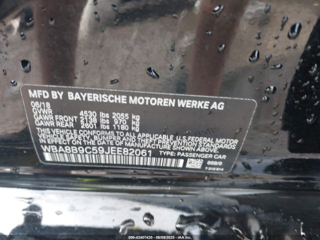 2018 BMW 330I WBA8B9C59JEE82061 Photo 8