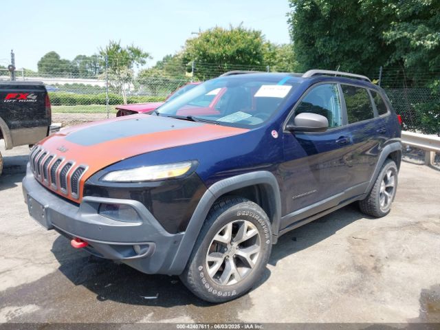 1C4PJMBS4EW291673 Jeep Cherokee Trailhawk